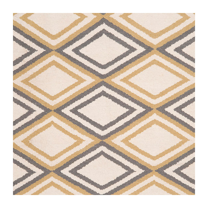 Araliya Wool Geometric Indoor Rug, Rectangle 8' x 11'