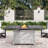 Extendable Rectangle Aluminum Alloy Fire Pit Table, 50,000BTU