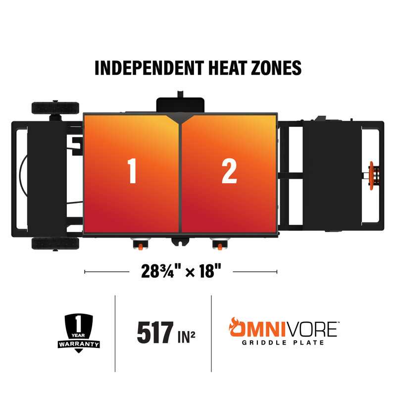 28in Otg Omnivore Flex-fold Griddle