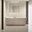 Baignoire autoportante autoportante de 59 po en acrylique linéaire, blanc brillant, bonde chromée Pop-Up, certifiée cUPC -102561695