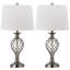 Ensemble de lampes de table en nickel 27 po Zilla
