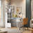 L-Shaped Corner Computer Desk with Drawers, Bookshelf and Hutch-313104270