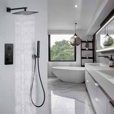 Thermostatic Complete Shower System with Rough in-Valve