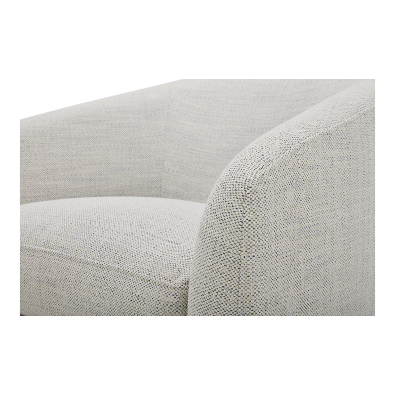 Oscy Swivel Armchair, Ivory