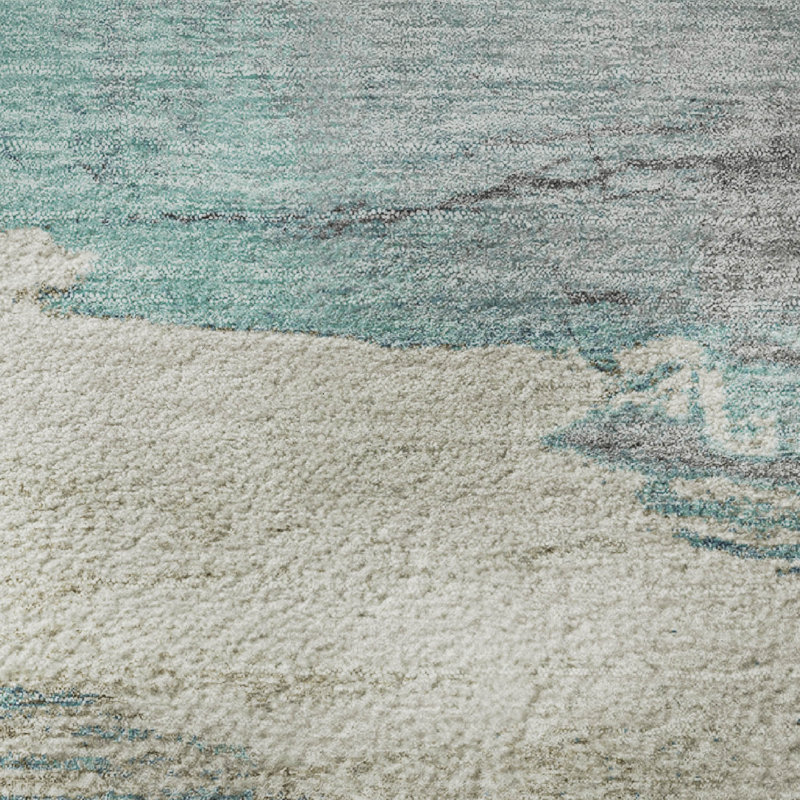 Premium Machine Washable Fairwood AMF1880 Modern Rug, Rectangle 1'8" x 2'6"