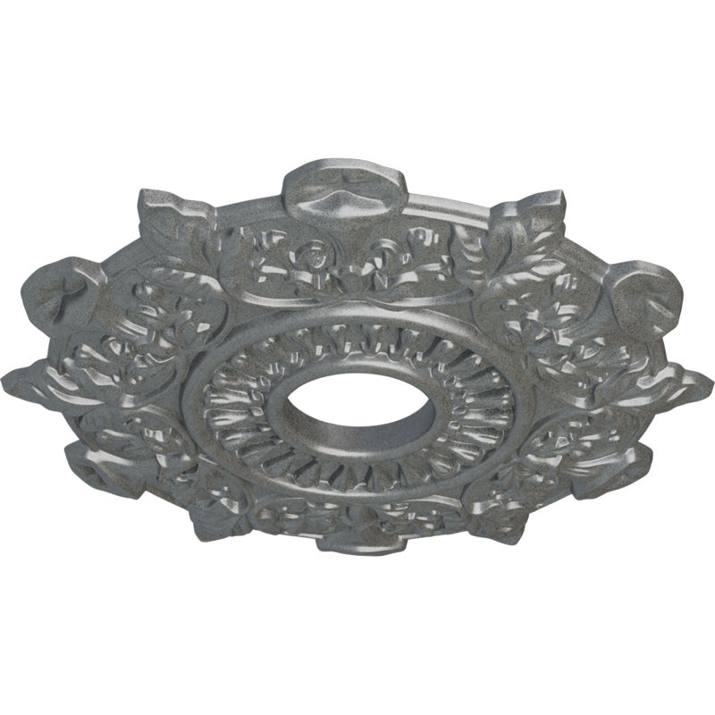 Médaillon de plafond H 17,5 po x l 17,5 po Preston, Platinum
