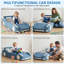 Jouets d'escalade pour tout-petits convertis en fosse à balles ou lit pour tout-petits, bleu