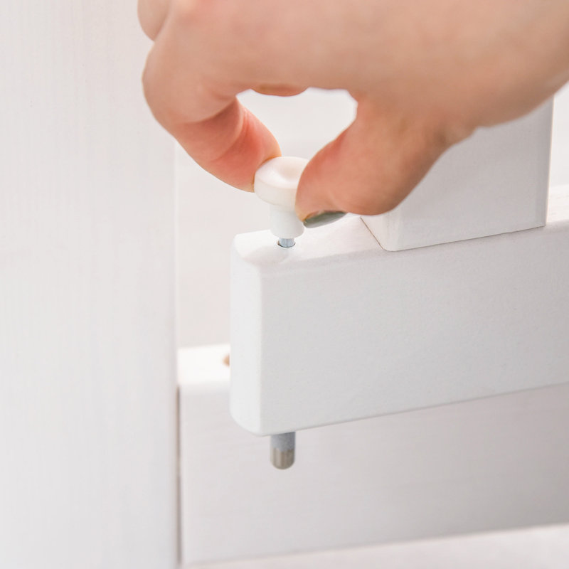 Barrière pour animaux 4 panneaux autoportante pliable avec pieds de support, blanc