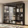 78.7'' H X 94.5'' W 5-Tier Display Bookcase With Glass Doors And LED Light