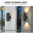  Outside Up And Down Wall Sconce, Modern Outdoor Sconce Wall Lighting, Cylinder Exterior Light Fixtures With Tempered Glass Cover For House Porch Garage Patio Doorway Entryway(Bulb Not Include)
