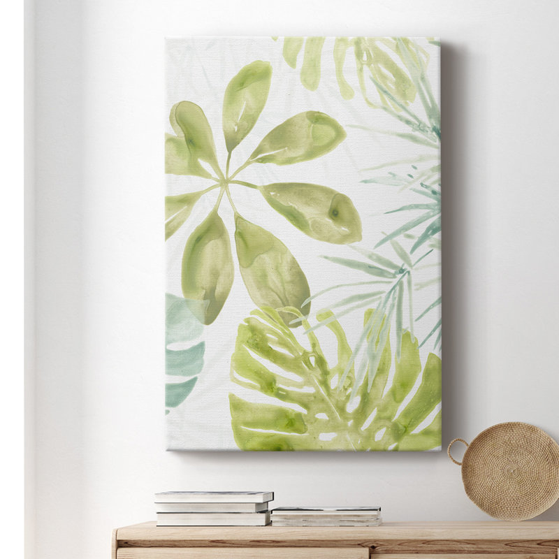 Island Medley II - peinture sur toile tendue, H 48 po x l 32 po x P 1 po
