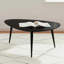 Table basse triangulaire en bois massif
