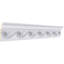 6 1/4"H x 2 3/4"P x 7"F x 94 1/2"L, (5 3/8" Repeat), Floral Crown Moulding