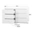 Commode 6 tiroirs Modern White