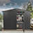 8.2 ft. W x 6.2 ft. D Metal Vertical Storage Shed,Galvanized Steel Storage Cabinet with Lockable Door