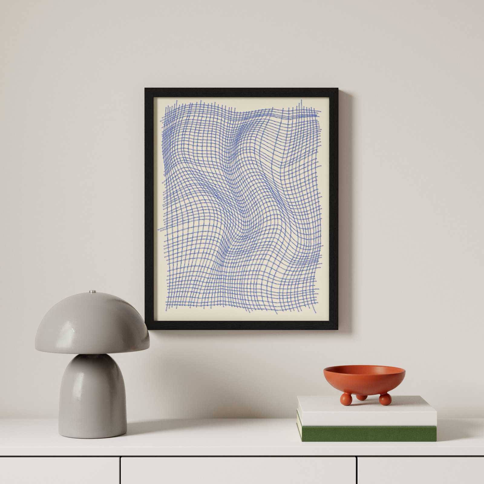 Netting 3 Print by Jacques Pilon, Black Single Structure Framed Paper, 25" H x 20" W x 1.25" D