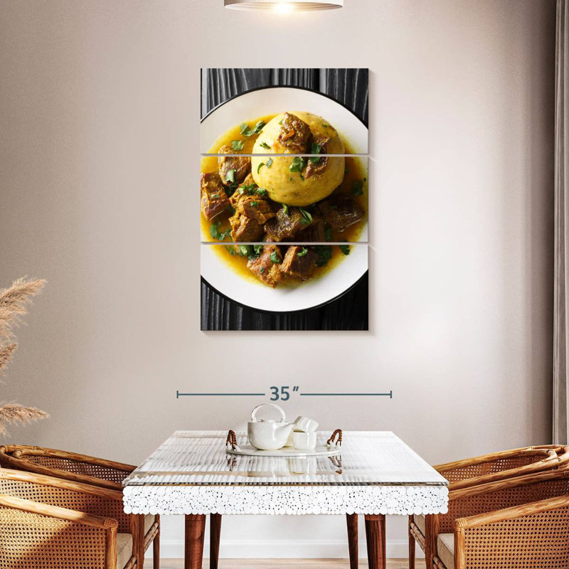 Yarlin Puerto Rican Mofongo, 45" H x 28" W
