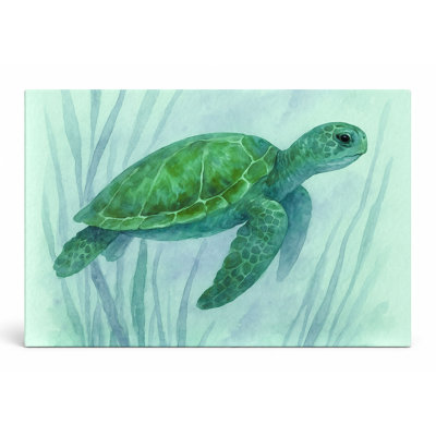 Seagrass Journey - paysage, art mural sur toile