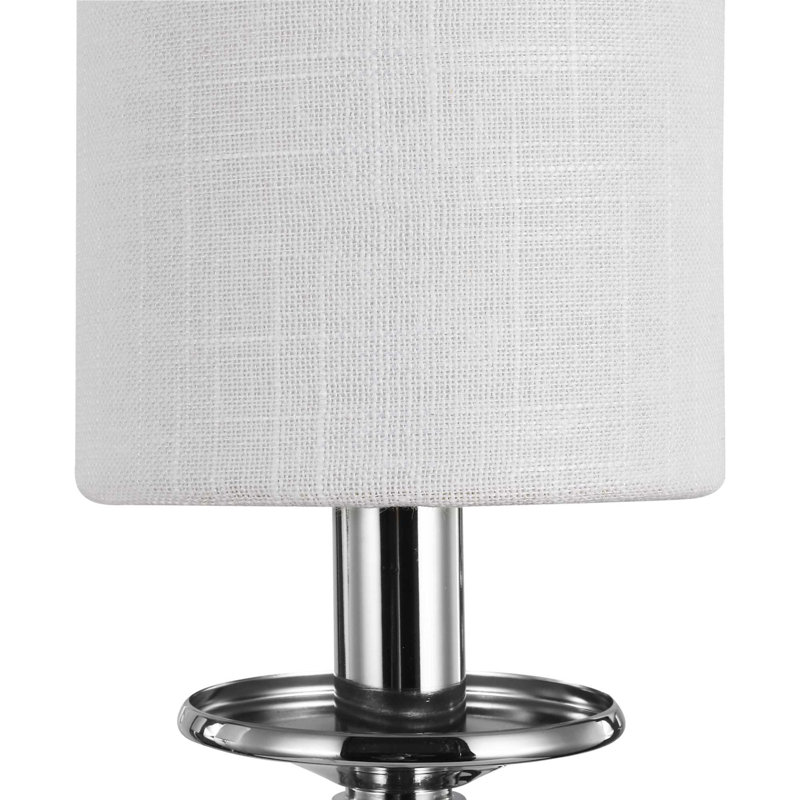 Bonita 6 - Light Steel Dimmable Chandelier, Chrome