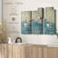 «Sandpipers Oil Distress», 3 pièces sur toile-98562315