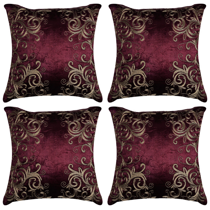 Silloth Floral Velvet Pillow Cover