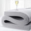 Surmatelas complet de 3 pouces, mousse viscoélastique rafraîchissante, certifié CertiPUR-US | Gris clair | Polyuréthane-706840436-706840438