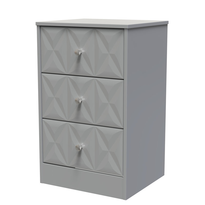 San Jose Bedside Table, Dusk Grey