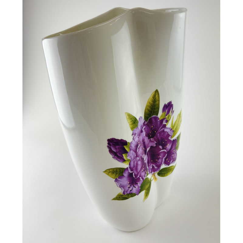 12" Bone China Vase Modern Style. Flower Dekor. Vase for Living Room, Kitchen, Offices, for Flowers, Flower 7