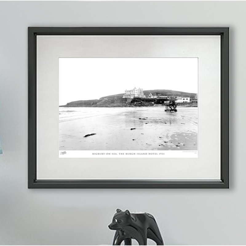 Bigbury On Sea, The Burgh Island Hotel 1931 - Single Picture Frame Print, 60cm H x 80cm W x 2.3cm D