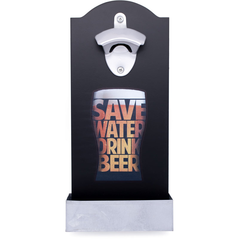 Roseau Hangable Bottle Opener & Bottle Cap Collector