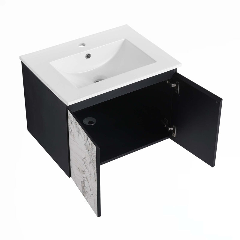 Meuble-lavabo flottant mural