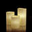 3 Piece Unscented Flameless Candle Set