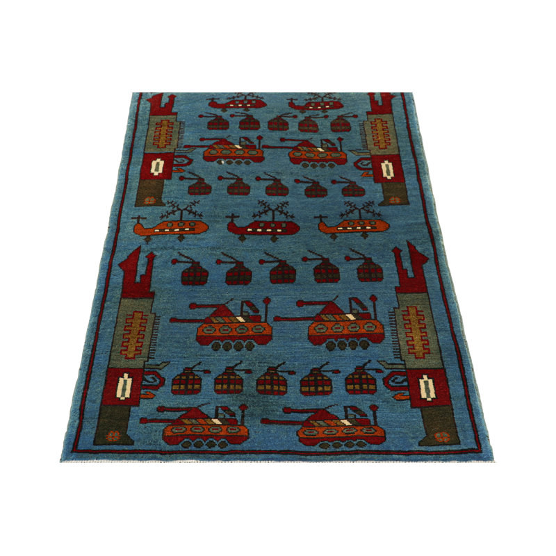 One-of-a-Kind 2'8"X4'0" Hand Knotted Area Rug