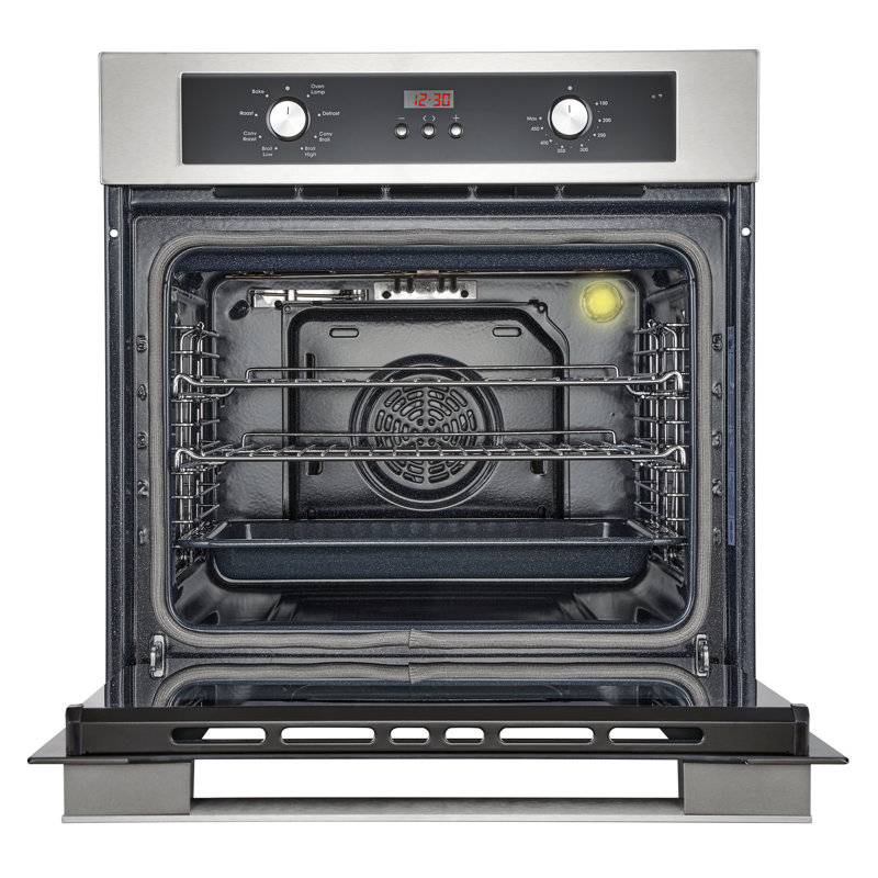 Cosmo 4 Piece Kitchen Appliance Package with French Door Refrigerator 30'' Electric Cooktop Microwave Drawer