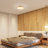 Flush Mount lighting wooden texture 13 inch