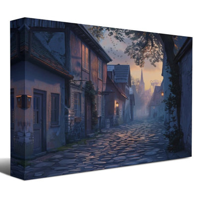 Art mural encadré 20 "x 30" avec cadre en bois, prêt à être accroché
