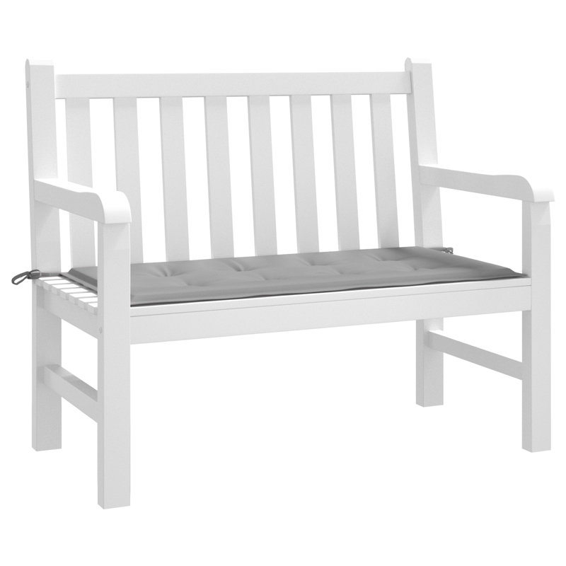 Outdoor Seat Cushion, Gray, 1.2" H x 39.4" W x 19.7" D