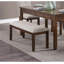 Banc de chenille foncé 1pc