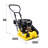 7.0HP Gas-Powered Plate Compactor with 5500 Vibrations Per Minute, 20x14 Inch Compaction Plate, Integrated Transport Wheel, EPA Certified