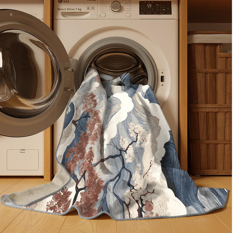 Moonlit Drift Rug, Square 5'