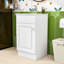Meuble-lavabo compact avec lavabo pré-percé et rangement spacieux-1343341120