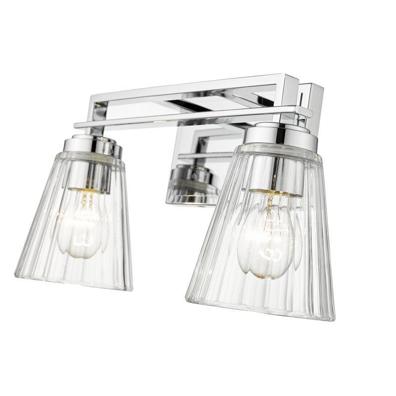 Éclairage pour meuble-lavabo 2 lumières Tuleta, Chrome