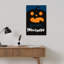 Affiche murale contemporaine citrouille d'Halloween-2071089143