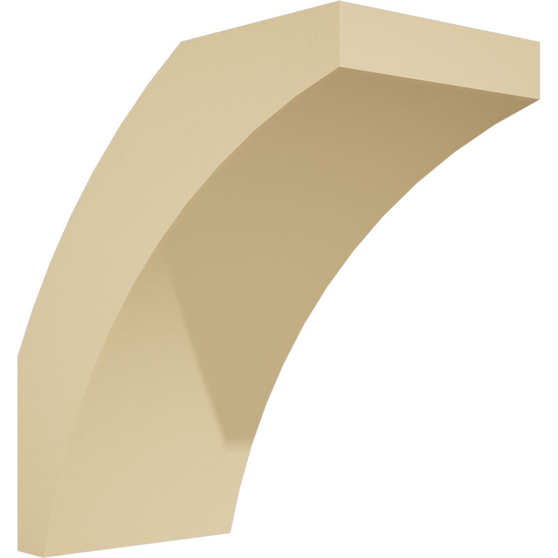 Attelle standard pour genou en uréthane Signature Thorton, brun clair apprêté, L 3 po x P 6 po x H 6 po