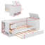 Lit de jour simple avec couchette, accoudoirs de rangement et station de charge-206131648