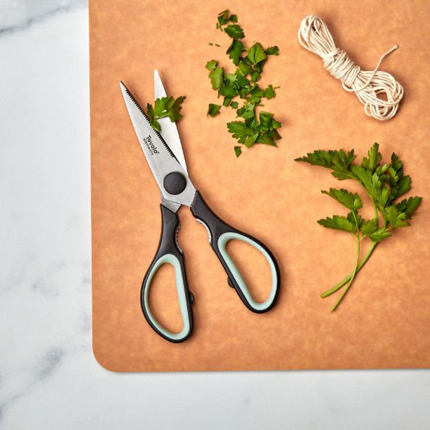 Elements Kitchen Shears With Sheath Blue Haze & Black