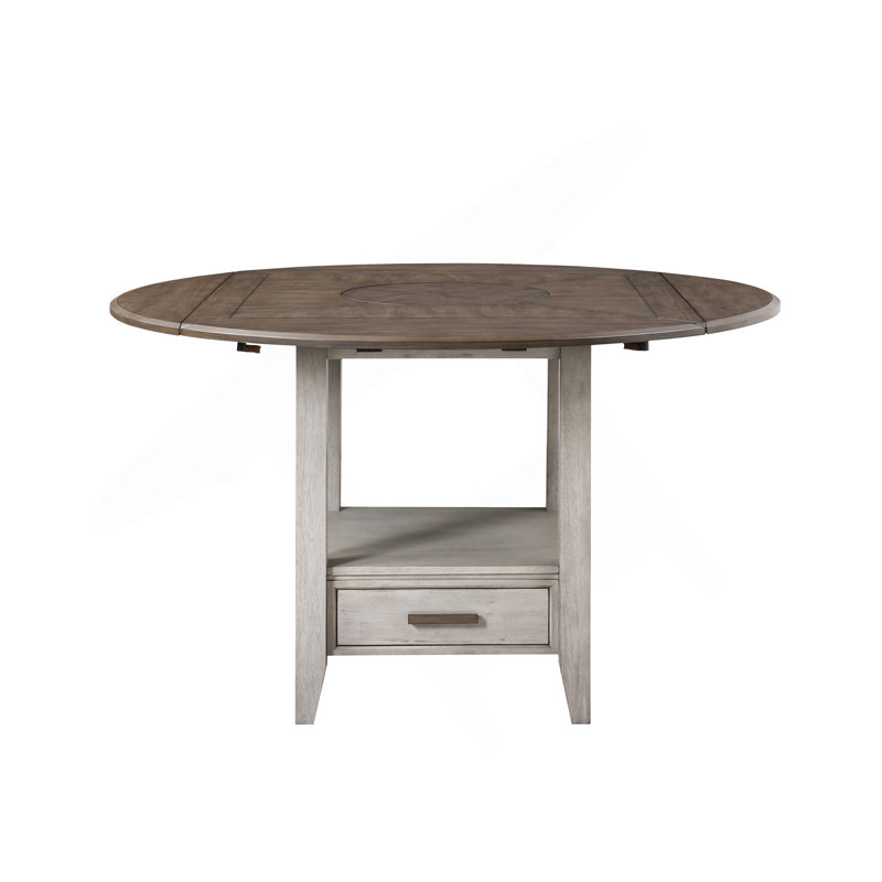 Abacus - Table de comptoir à abattants - brun foncé