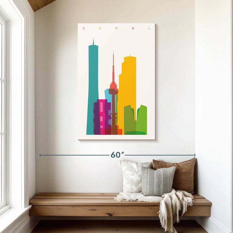 Sireci Vibrant Seoul, 45" H x 30" W
