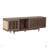 Mid-Century Modern Style TV STAND Cat House Pet Friendly With Sliding Door Flip-Down