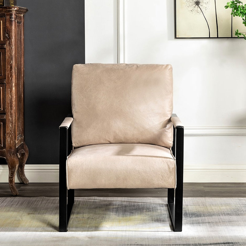 Fauteuil d'appoint Camel, Light Camel Microfiber